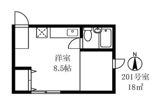 かとれや館【2階】の間取り