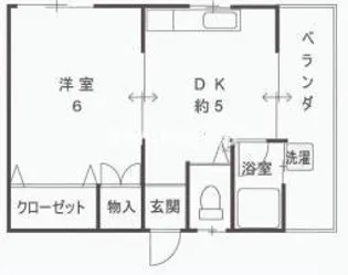 エール山崎【2階】の間取り