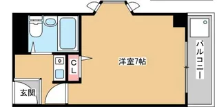 ベイヒルズジェームス山【2階】の間取り