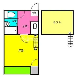 ライフピアももち【2階】の間取り