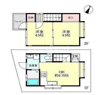 兵庫県神戸市長田区前原町1丁目【一戸建】の間取り