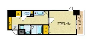 大阪府大阪市西区立売堀3丁目【マンション】の間取り