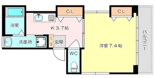 KSマンション【4階】の間取り