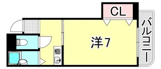 兵庫県神戸市兵庫区浜崎通【マンション】の間取り