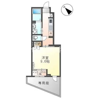 リシェス須玖【1階】の間取り