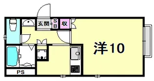 兵庫県西宮市南昭和町【マンション】の間取り