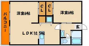 ラークハイツ【2階】の間取り