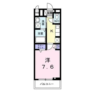 ヒカルサ明石硯町【2階】の間取り