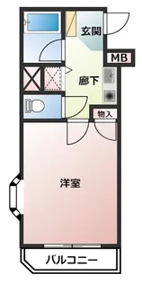 兵庫県神戸市灘区弓木町5丁目【マンション】の間取り