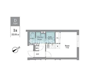 LEGALAND祐天寺【1階】の間取り