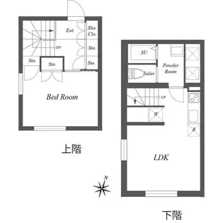 PASEO SANGENJAYA EAST WEST【1階】の間取り