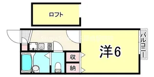 レオパレス秀【2階】の間取り