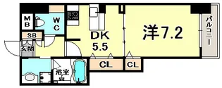 インペリアル新神戸【6階】の間取り