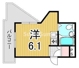 ジョイフル中山手【4階】の間取り