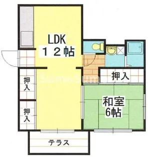 兵庫県尼崎市武庫之荘7丁目【アパート】の間取り