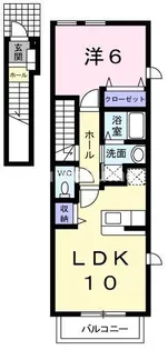 ソレイユ カーサの間取り