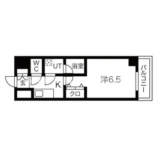 ブランTAT尼崎七松町Ⅰ【8階】の間取り
