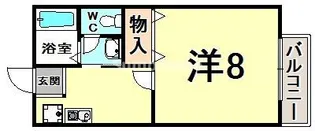 1Kの間取り画像