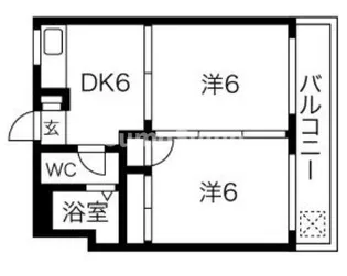 兵庫県神戸市灘区一王山町【マンション】の間取り