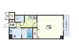 AQUA GALAXY【7階】の間取り