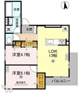 Legame【2階】の間取り