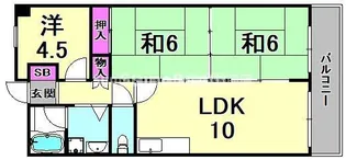 兵庫県尼崎市塚口町5丁目【マンション】の間取り