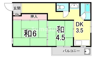 永玉マンション【3階】の間取り