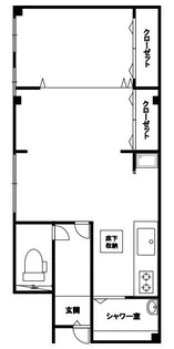 パンション板宿【1階】の間取り