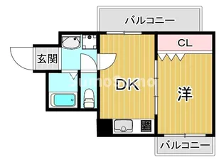 エールハイツ本山【5階】の間取り
