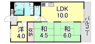 兵庫県神戸市垂水区西舞子3丁目【マンション】の間取り