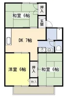カサデルエスタ【2階】の間取り