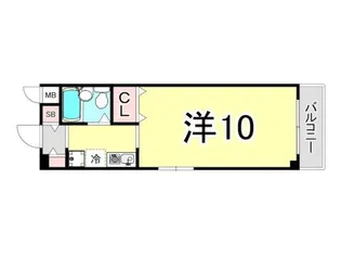 兵庫県神戸市中央区海岸通4丁目【マンション】の間取り