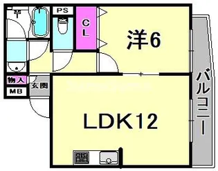 ミスターK北武庫之荘【1階】の間取り