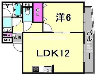 ミスターK北武庫之荘【1階】の間取り