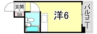 パラツィーナ夙川東【4階】の間取り