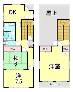 福田ビルの間取り
