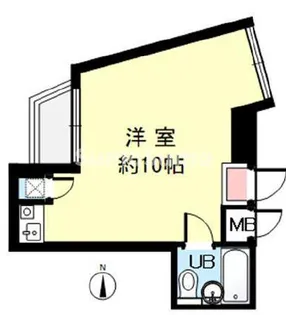 クリフサイド西岡本【3階】の間取り