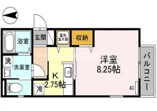 イーリス【2階】の間取り