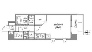 レジディア靭公園【14階】の間取り