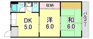 兵庫県神戸市兵庫区永沢町4丁目【マンション】の間取り