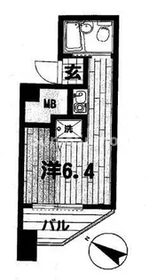 TRUST VALUE 不動前【6階】の間取り