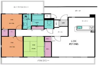 ドルフサトウ【5階】の間取り