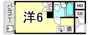 メゾン・ド・アクト【1階】の間取り