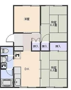 吉川ハイツ【2階】の間取り