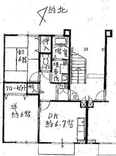 パセオ六甲【1階】の間取り