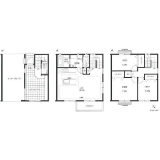 福岡県福岡市早良区室見5丁目【タウンハウス】の間取り