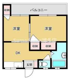 栄ビル県庁前【5階】の間取り