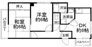 兵庫県神戸市灘区八幡町2丁目【マンション】の間取り