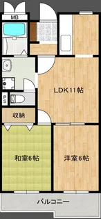 兵庫県神戸市須磨区須磨浦通6丁目【マンション】の間取り