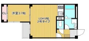 1LDKの間取り画像